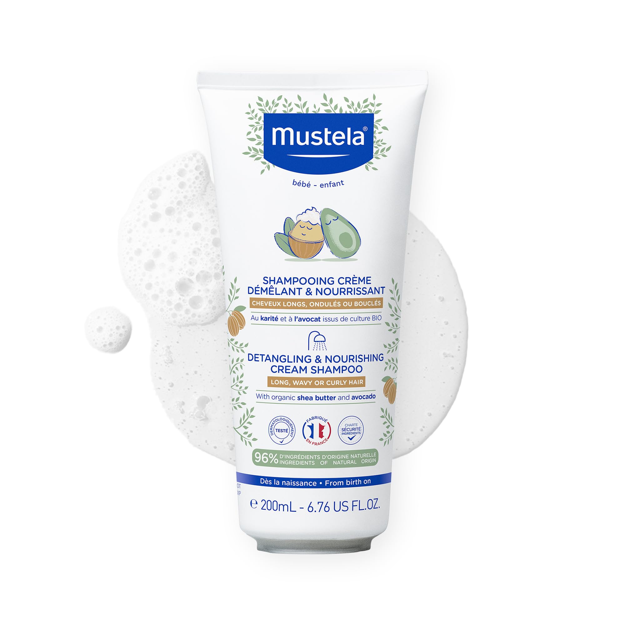 Mustela Nourishing Cream Shampoo 200ml - Image 8